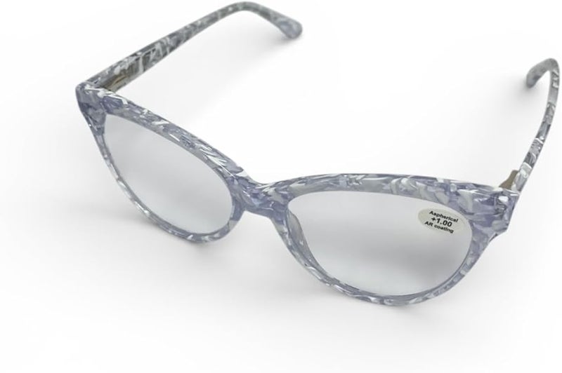 FIND MY Reader Reading Glasses for Men and Women – Lightweight Unisex Readers with Anti-Blue Light Protection, Comfortable Spring Hinges, Stylish Everyday Reading Glasses (+1.25)